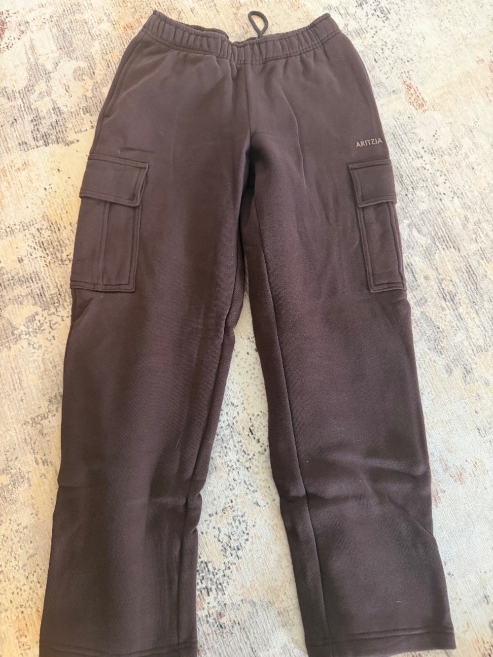 Aritzia sweatfleece cargo pants